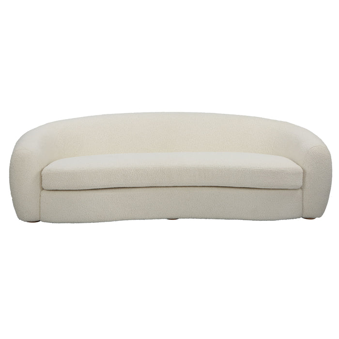 Capra - Art Deco White Sofa