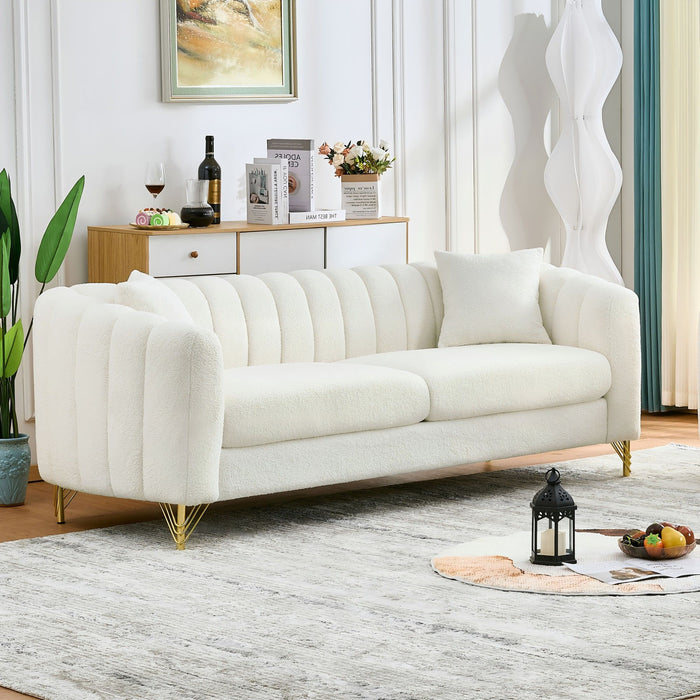 Tufted Oversized Sofa For Living Spaces