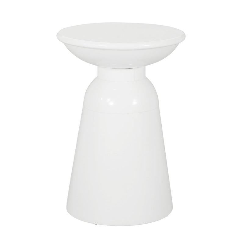 Outdoor Modern Metal End Large Table