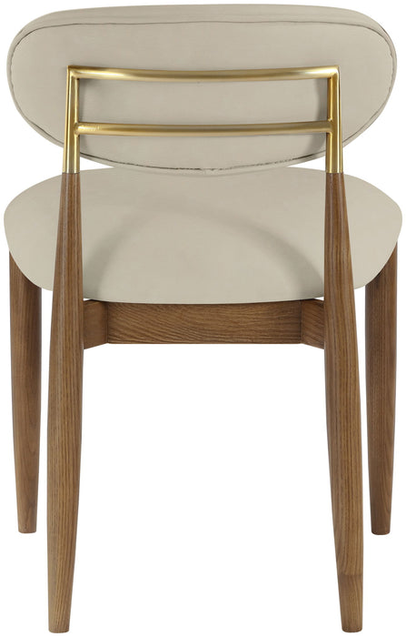 Riccio - Side Chair (Set of 2) - Walnut Frame