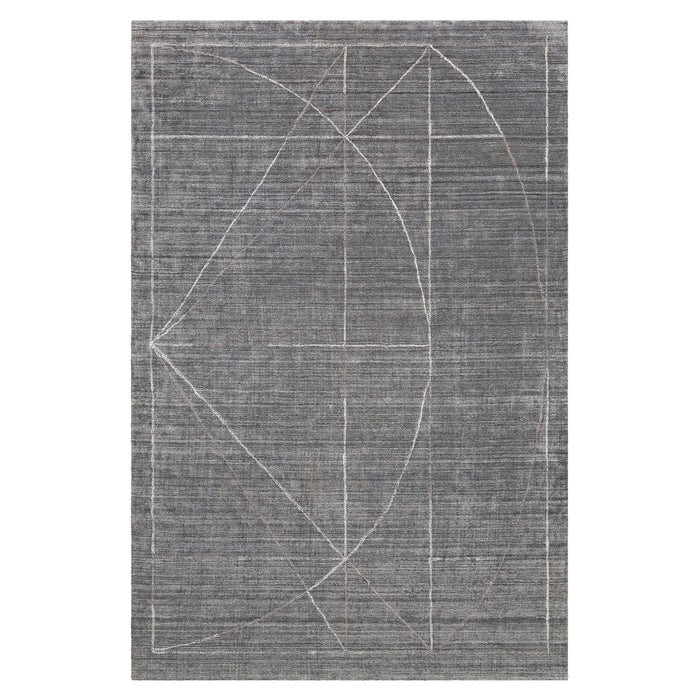 Costilla - Modern 9 X 13 Rug - Gray