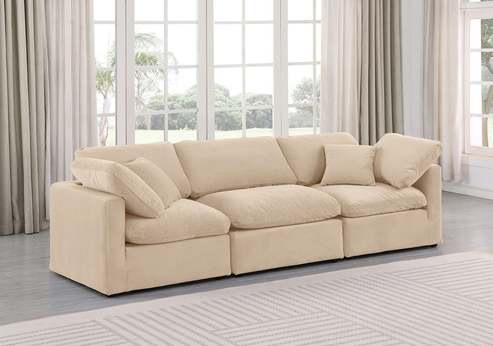 Indulge - Velvet 3 Seat Modular Sofa