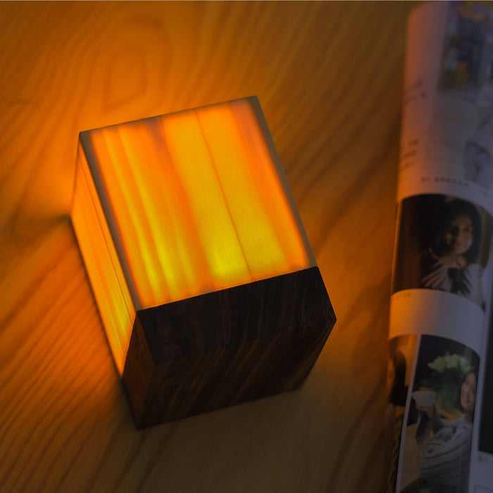 Rechargeable Wooden LED Table Lamp