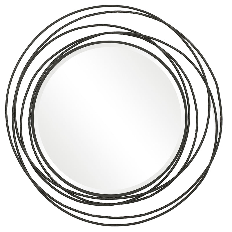 Whirlwind - Round Mirror