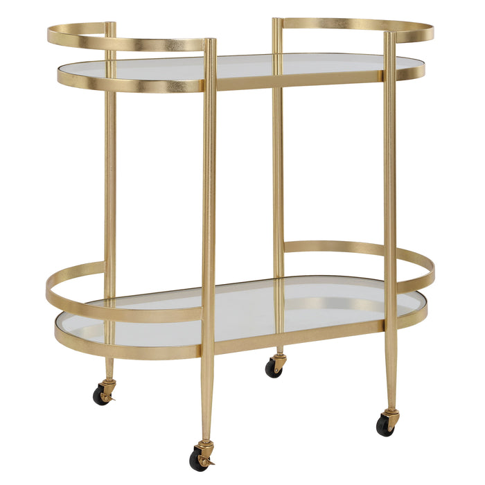 Isabelle - Gold Bar Cart