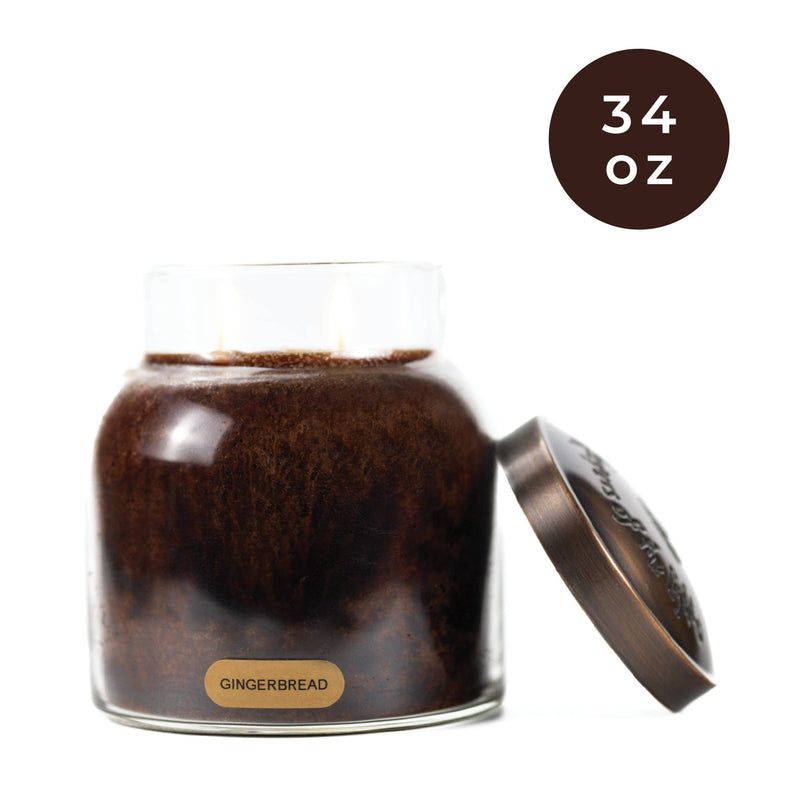 Gingerbread – 34oz Strong Scented Long Burning Gift Candle