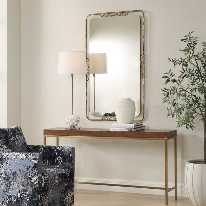 Tahoma - Mirror - Antiqued Gold