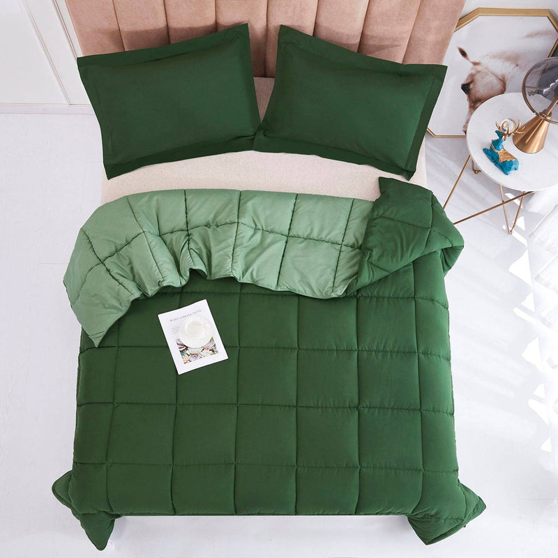 3 Piece All Season Lightweight Down Alternative Comforter Set