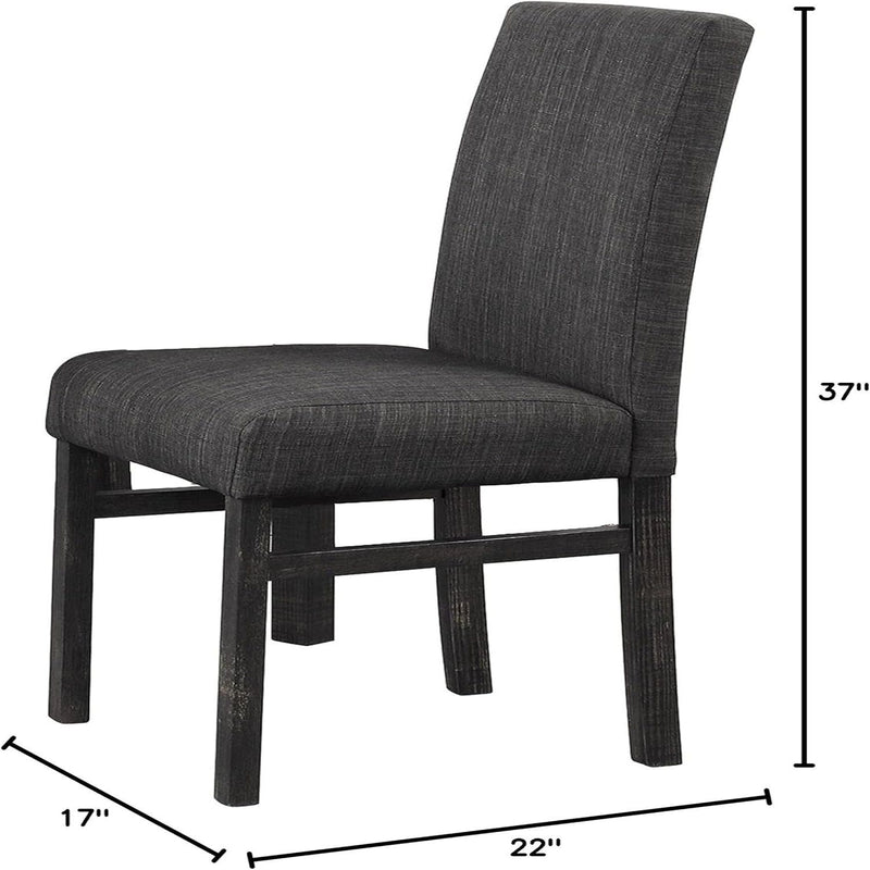 Transitional Upholstered Dining Chair For Kitchen (Set of 2)