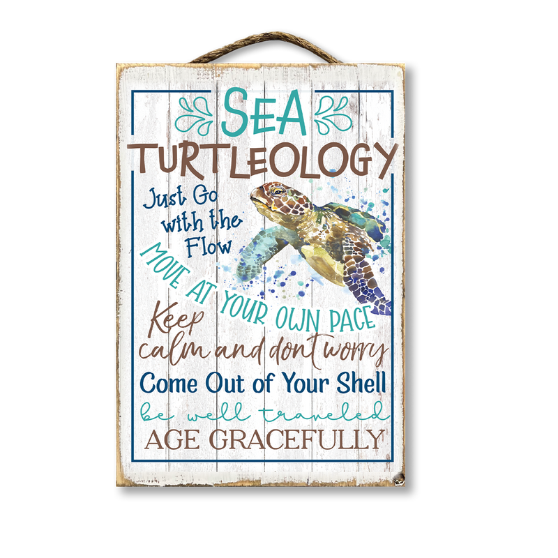 Slat Sign Sea Turtleology