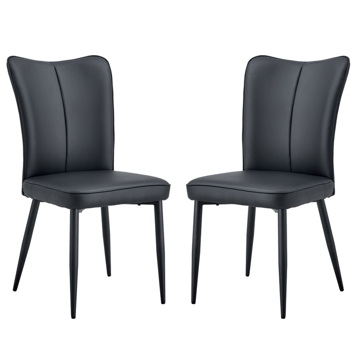Modern Minimalist Dining Chairs (Set of 2)