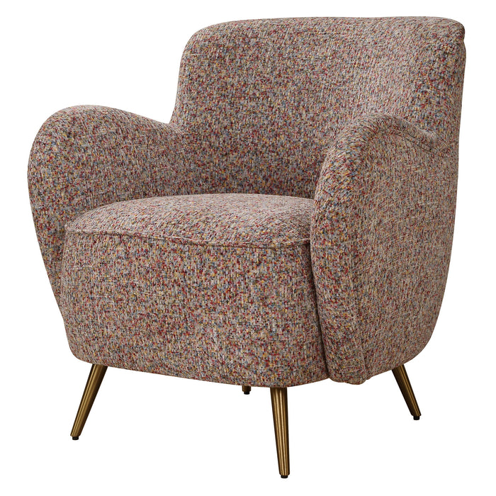 Gemstone - Toned Accent Chair - Confetti