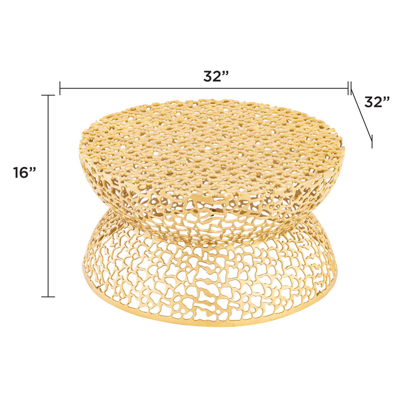 T3704-35 - Coffee Table - Gold