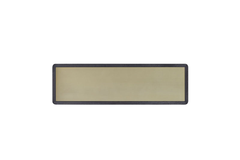 Elure - Channel Console Table - Peppercorn