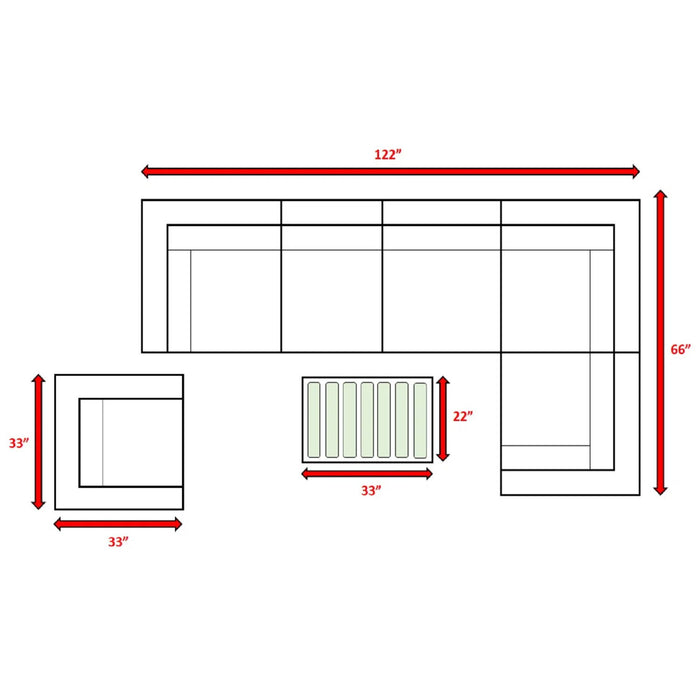 Sectional, Stylish Entertainment, Outdoor Living