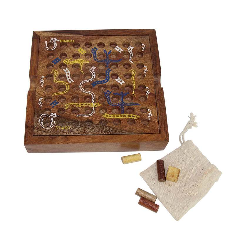 Handmade Snakes and Ladders Game