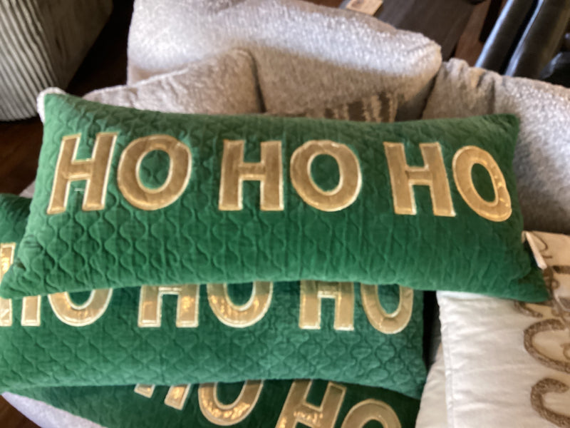 Ho Ho Ho Quilted Pillow
