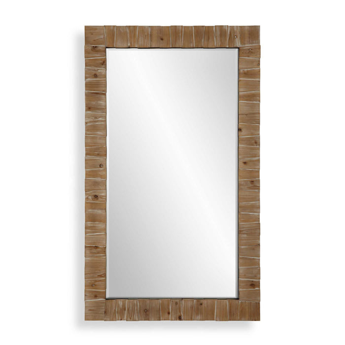 Ayanna - Wood Mirror - Gray Washed