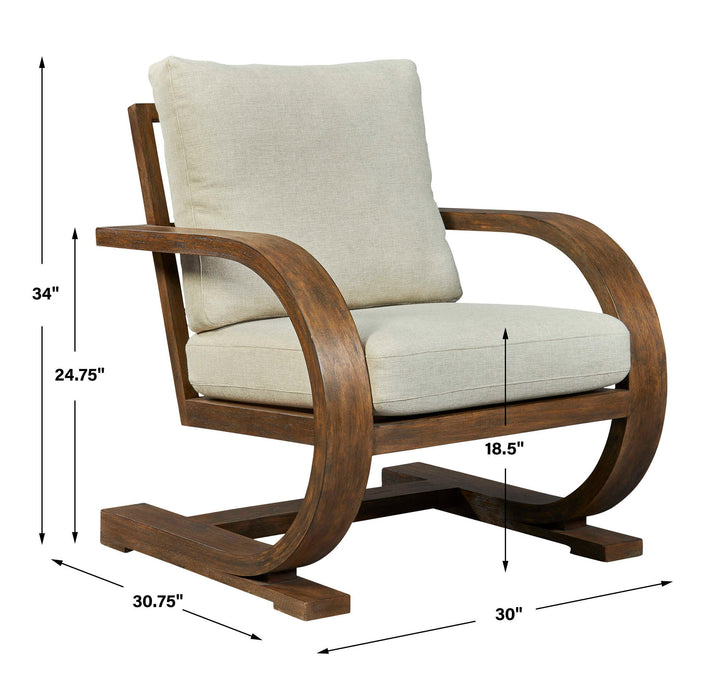 Bedrich - Wooden Accent Chair