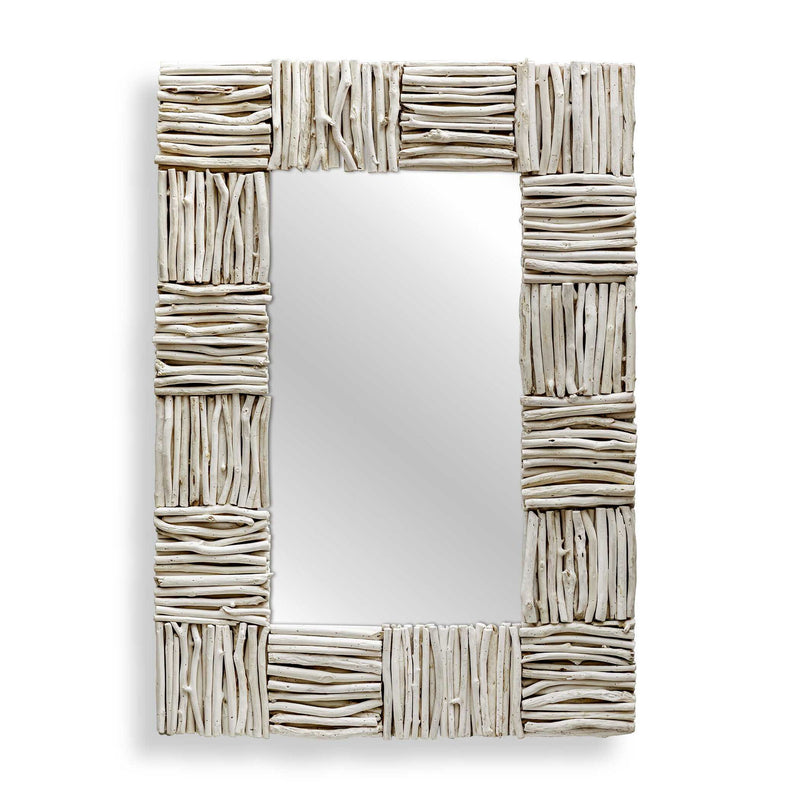 Lathey - Teak Mirror - Woodtone