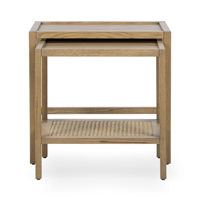 Devin - Solid Wood Nesting Accent Tables