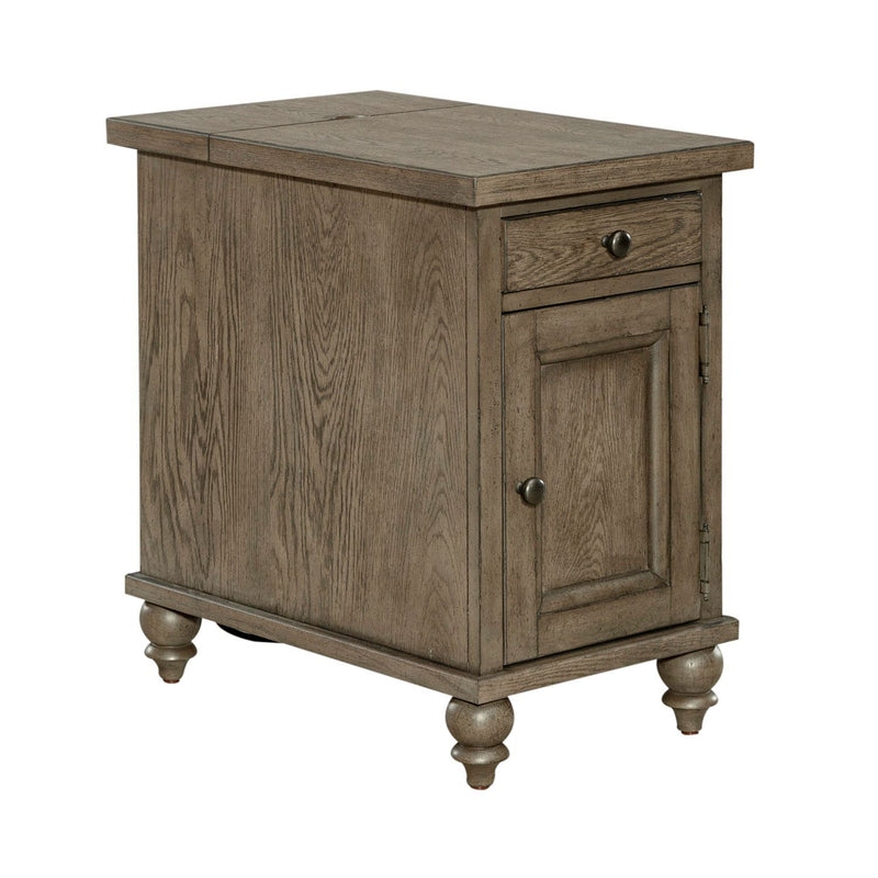 Americana Farmhouse - Chair Side Table - Dusty Taupe