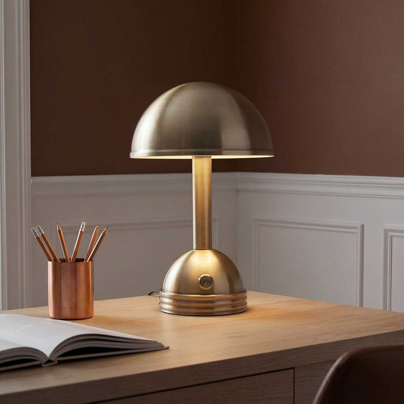 Breece - Rechargeable LED Accent Lamp - Bronze,Gold