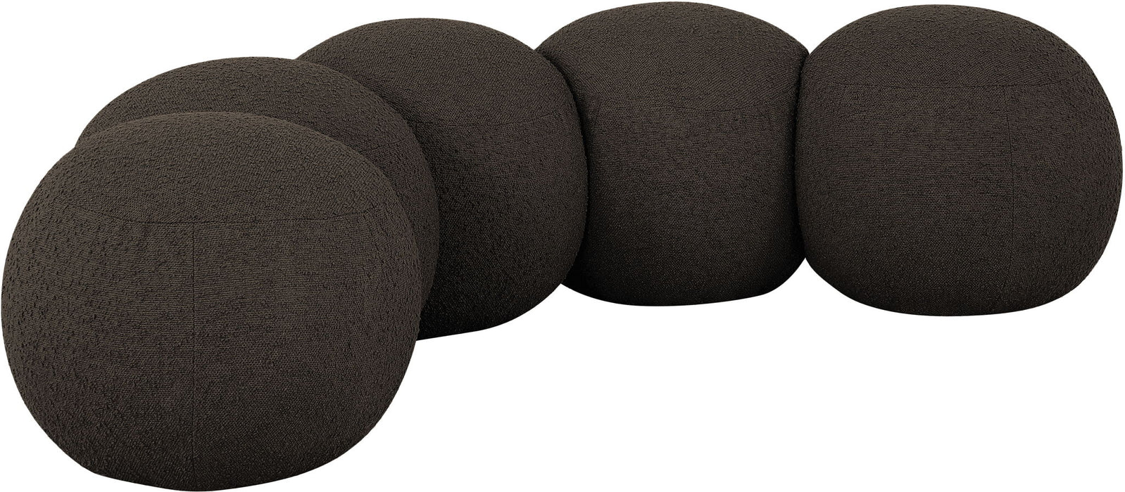 Apollo - Boucle Fabric Bench