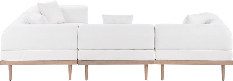 Laguna - 4 Piece 106.5" Upholstered Outdoor Patio Modular Sectional