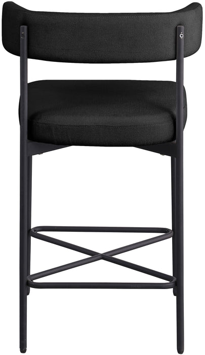 Rivage - Durable Stool With Black Frame (Set of 2)