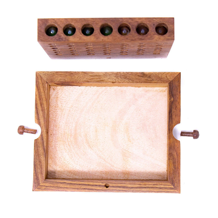 Handmade Sheesham Wood Connect Four Game