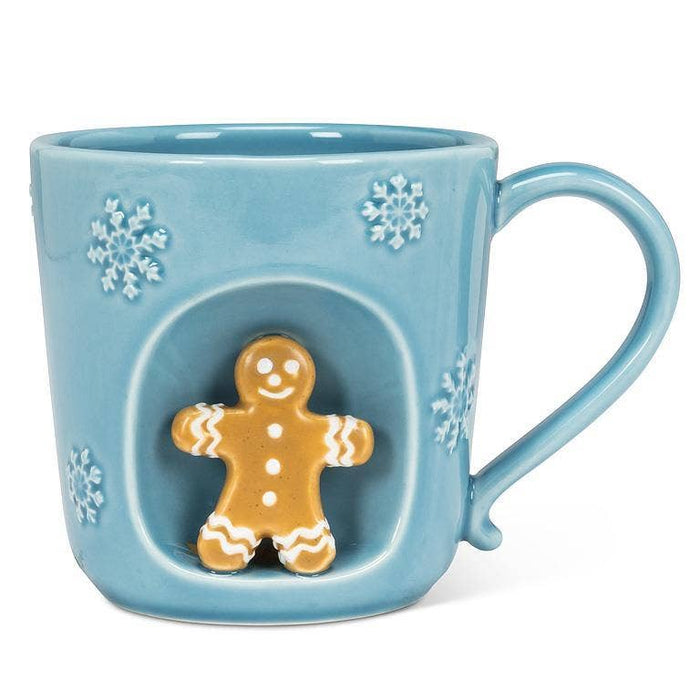 Snowflake Mug with Holiday Characters