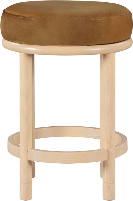 Monette - Counter Stool With Natural Base