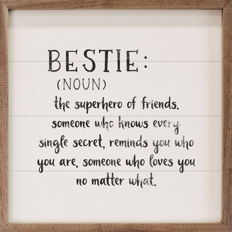 Bestie Definition White