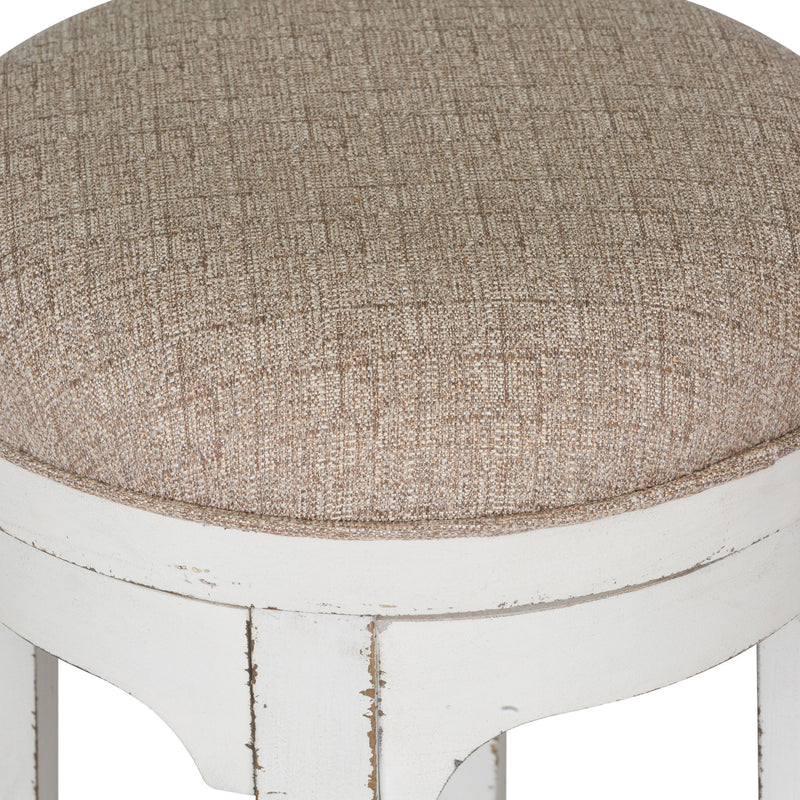 Magnolia Manor - Console Swivel Stool - Antique White