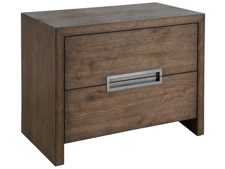 New Modern - Atlas Drawer Nightstand - Dark Brown