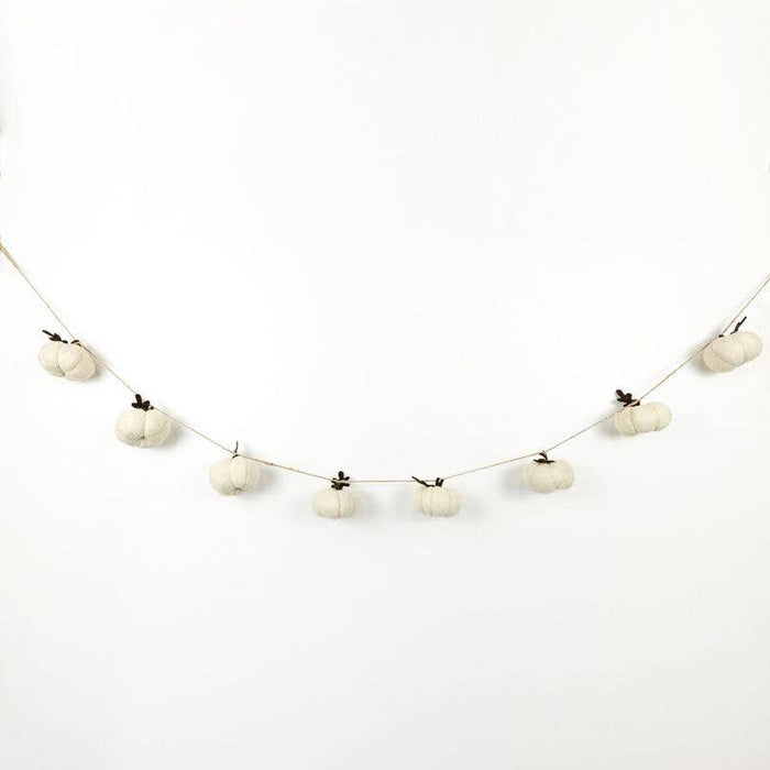 60" Pumpkin Felt Garland