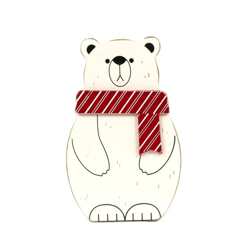 chunky wood shape (POLAR BEAR) Christmas Decor
