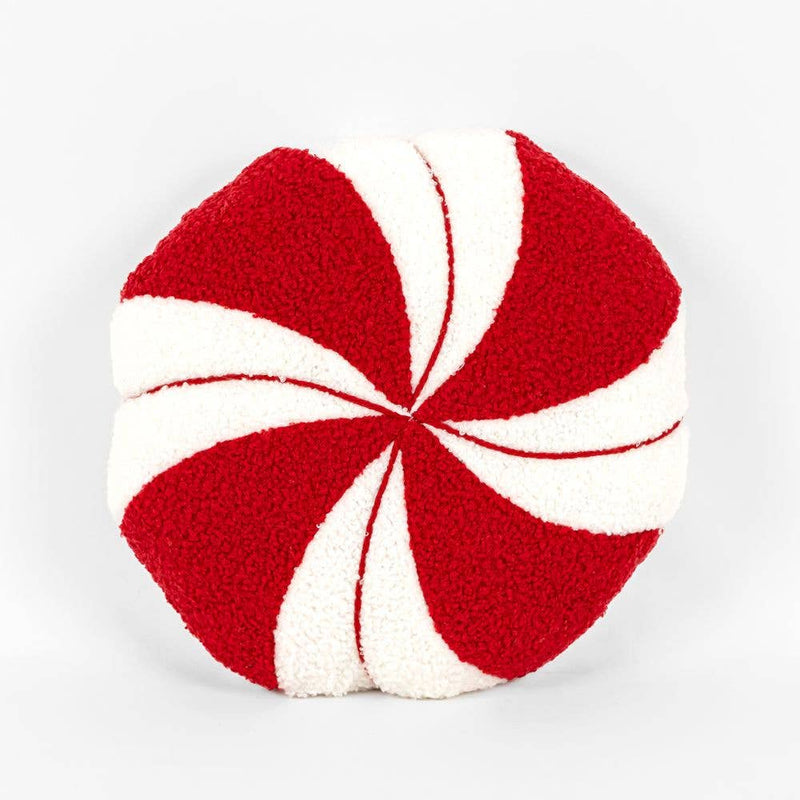 Plush Peppermint Pillow