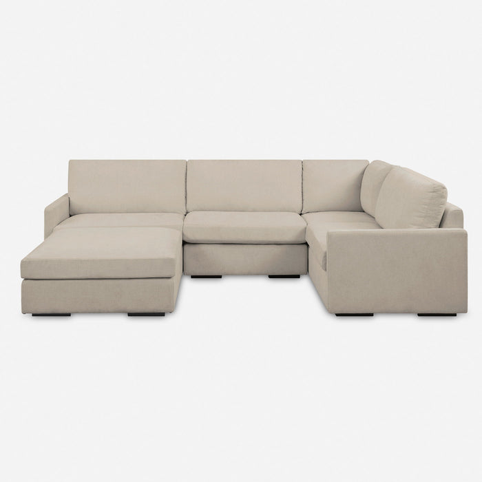 Refuge - Sand Sofa Ottoman