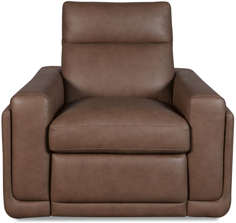 MS - Simone ZG Power Recliner With Power Headrest and BT speaker - Brown