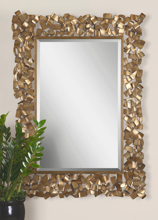 Capulin - Mirror - Antique Gold