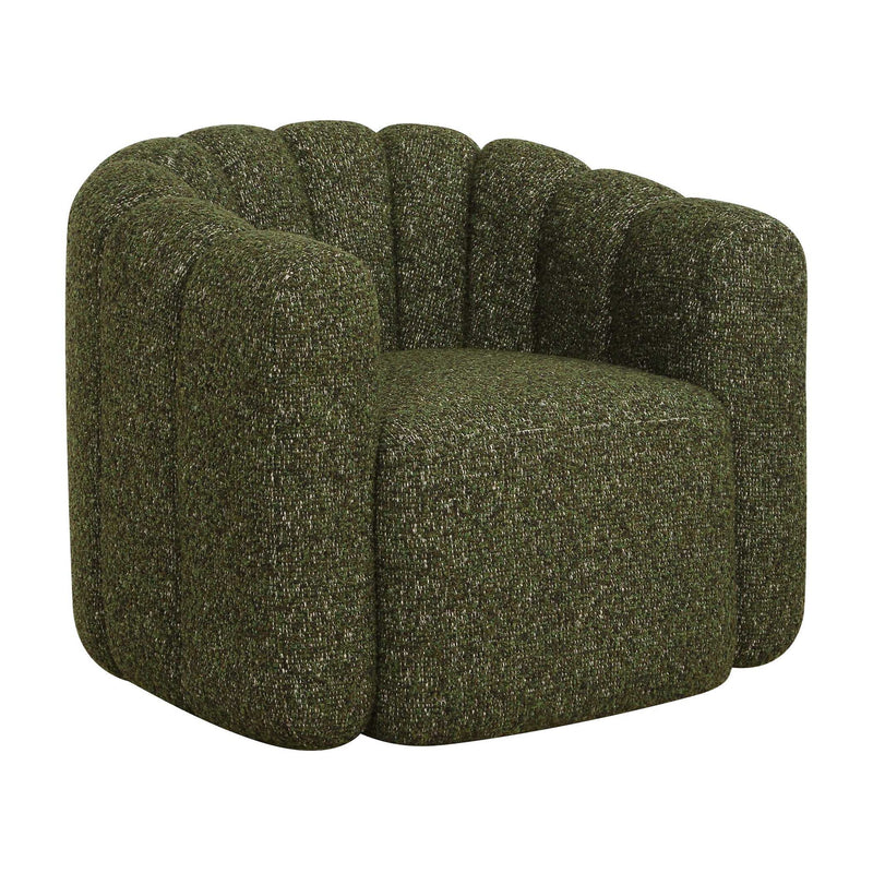 Lenoir - Upholstered Swivel Chair - Green