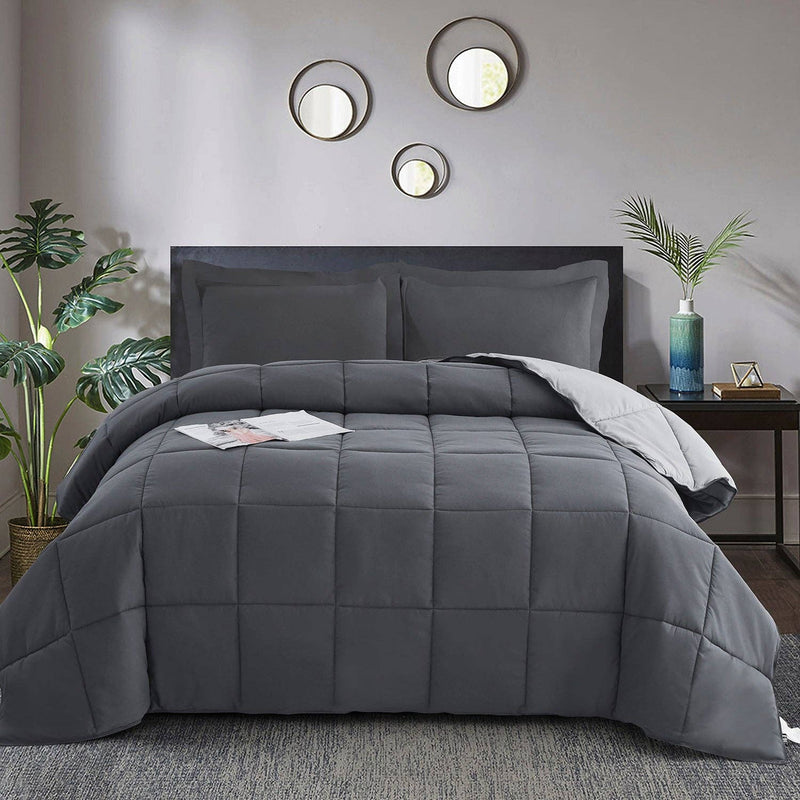 3 Piece All Season Lightweight Down Alternative Comforter Set