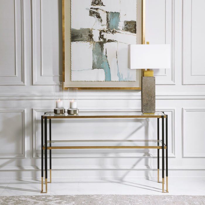 Kentmore - Modern Console Table - Black