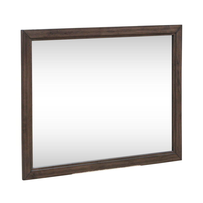 Modern Edge - Landscape Mirror - Caffe
