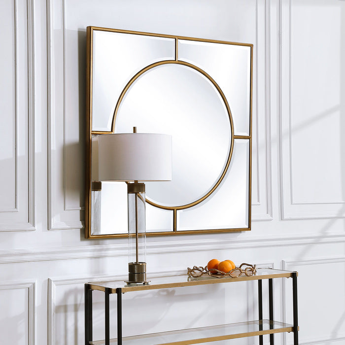 Stanford - Square Mirror - Gold