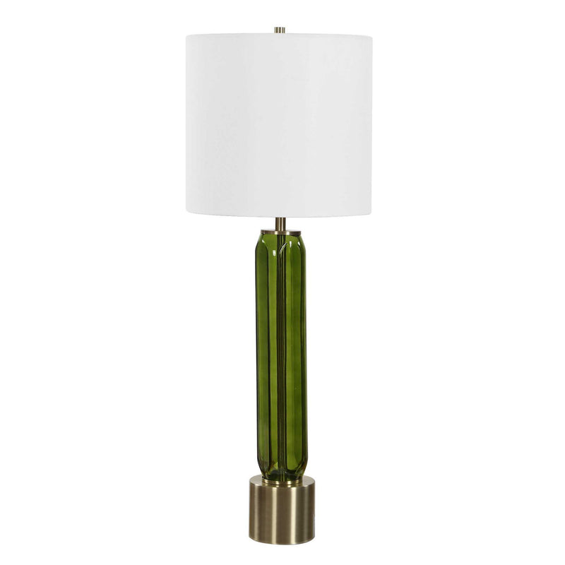 Aspis - Glass Table Lamp - Green