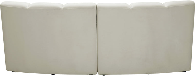 Infinity - 2 Piece Velvet Modular Sectional
