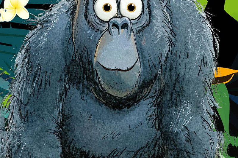 Gentle Giant - Zoo Ape Chimpanzee Monkey Souvenir Puzzle
